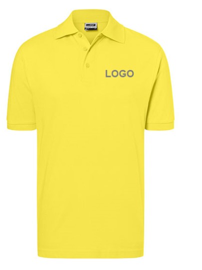 Polo shirt for young men JN070 yellow