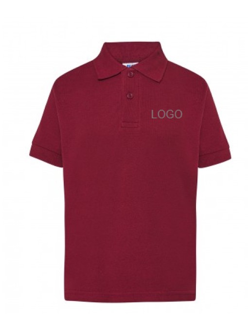 Children's Polo PKID210 /Burgundy