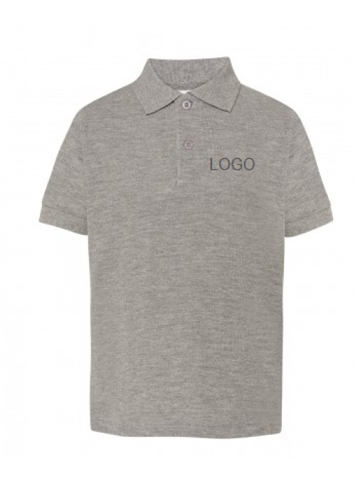 Children's Polo PKID210 /Grey-menalge