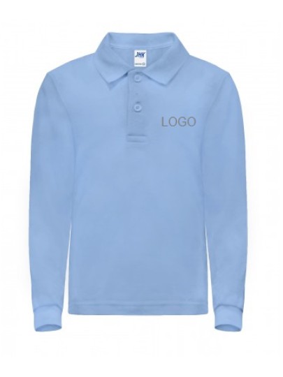 Laste pikkade varrukaga polosärk PKID210LS /Sky-blue