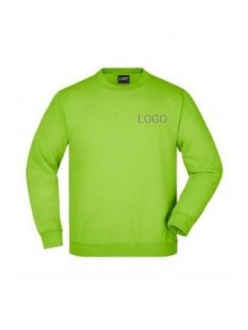 Round Sweat Heavy Junior / Lime-green