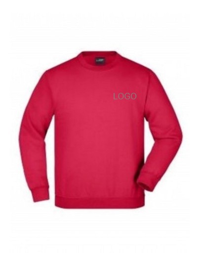 Round Sweat Heavy JN040 / Red