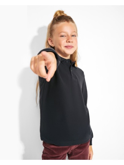 Children's Long-Sleeve Polo ROLY Estrella 6635 / Navy