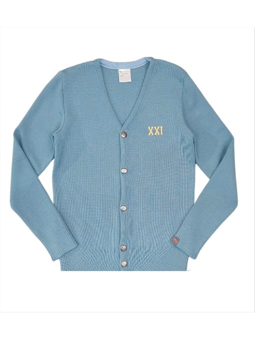 XXI VALO 02 Cardigan for kids / Bluish grey