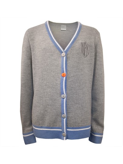 Cardigan for young men and women NPK VALO 02 /Gray LÕPUMÜÜK