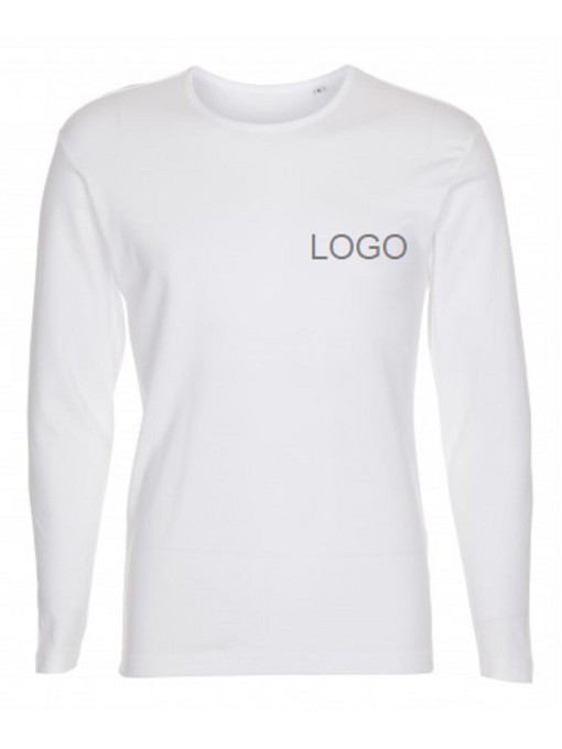 Youth shirt with long sleeves ST405 / White