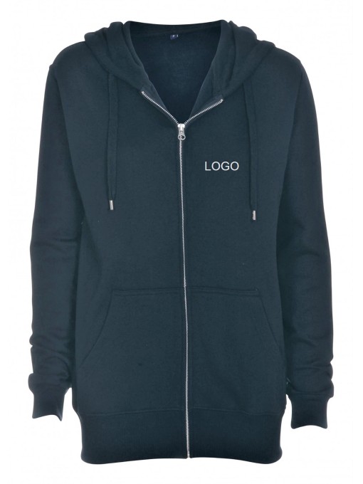 Hooded zip sweat ST722 / Blue navy