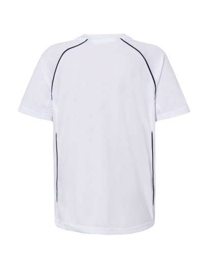 Childrens sports shirt JN386K / White+black