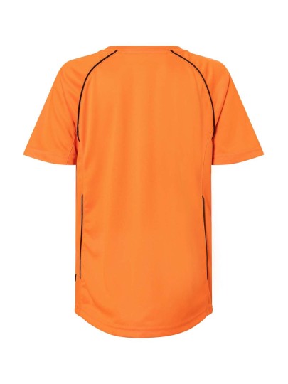 Childrens sports shirt JN386K / Orange+black