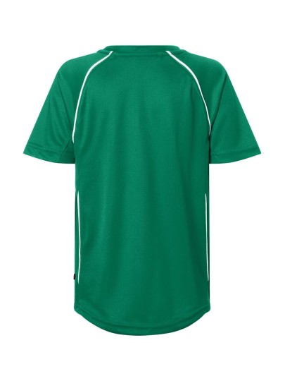 Laste spordisärk JN386K green+white
