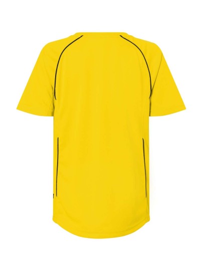 Childrens sports shirt JN386K / Yellow