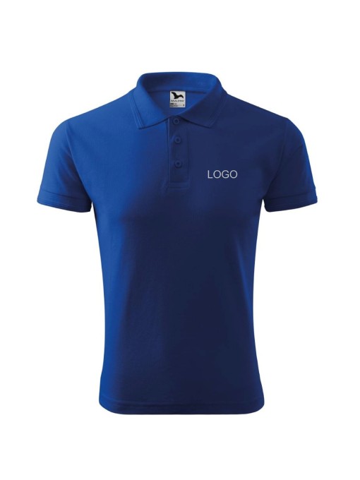 Polo shirt for young men 203 /Royal-blue