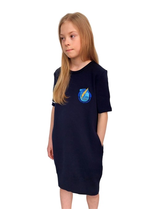 copy of TERA Short-sleeved sweaterdress for Girls VIKY 25 /black