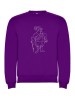 Round Sweat Heavy ROLY1070 / Purple