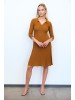 Elviira brown dress