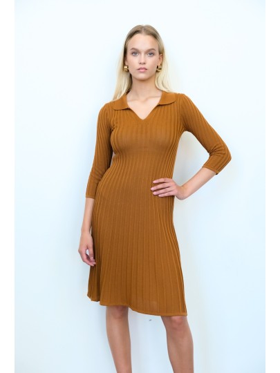 Elviira brown dress