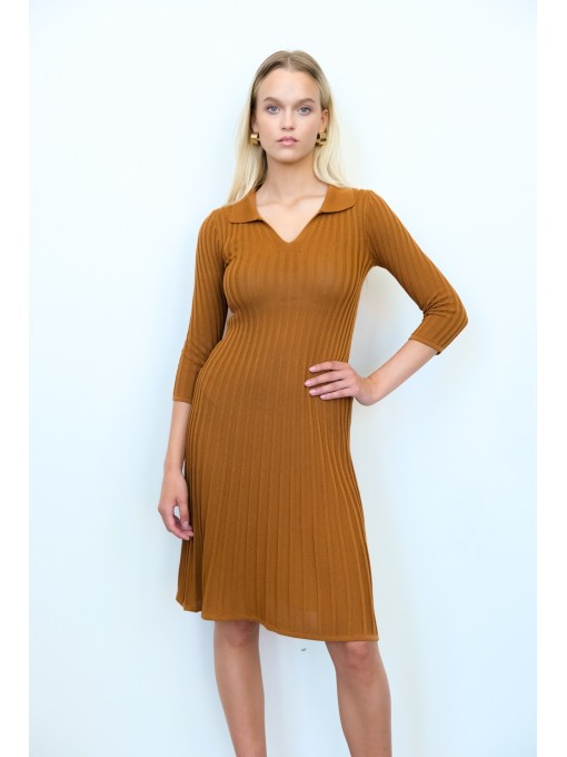 Elviira brown dress