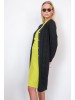 PAMELA merino wool black cardigan
