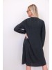 PAMELA merino wool black cardigan