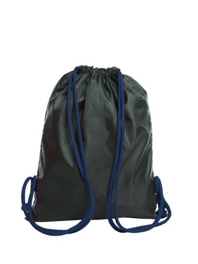 Drawstring bag FLASH 1813051 /Black+navy cord