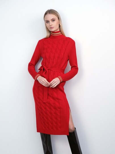 copy of BIRJO navy dress with braids