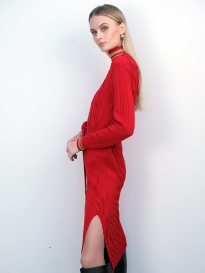 copy of BIRJO navy dress with braids