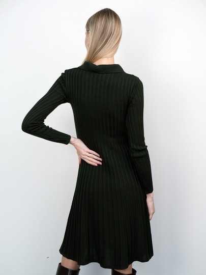 copy of Malyn dark blue merino wool dress