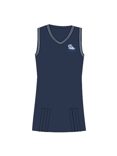 Dress for girls TLMG VIRGE 25 /Dark blue