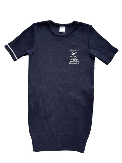 Short-sleeved sweaterdress for Girls VIKY 25 /navy SALE