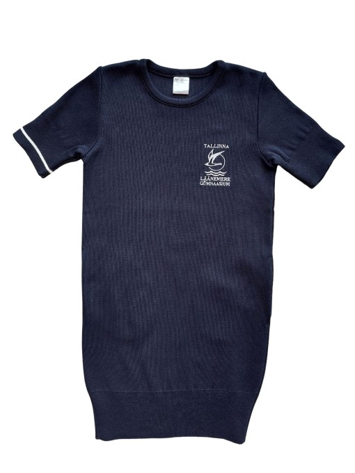 Short-sleeved sweaterdress for Girls VIKY 25 /navy SALE