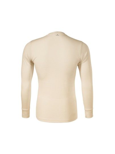Men's merino wool long sleeved T-shirt 159/almond