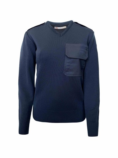 N-121 Naiste tumesinine vormidẑemper V-kaelusega