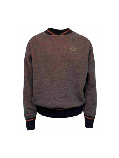 Children´s knitted sweatshirt jacket HAPK PIKO / grey