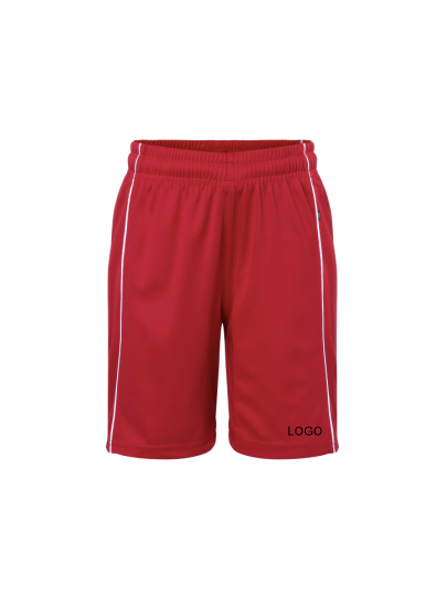 Basic Team Shorts Junior JN387K / Red+white
