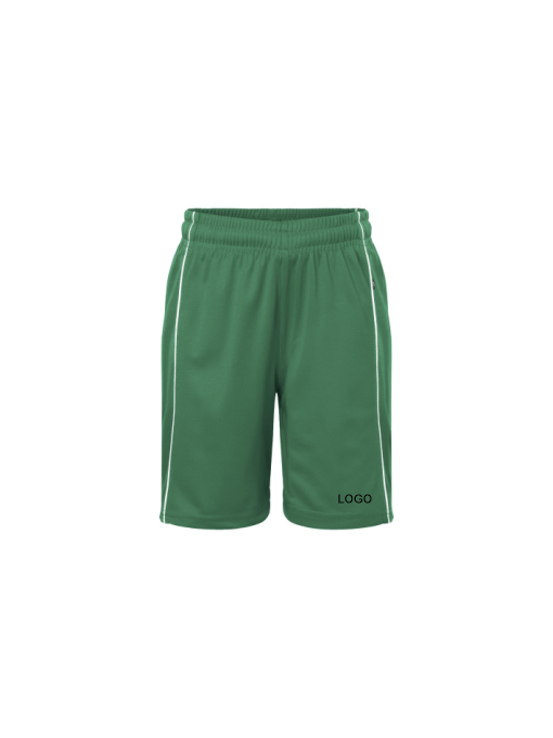 Basic Team Shorts Junior JN387K / Green+white