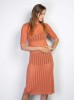 Betty peach color dress