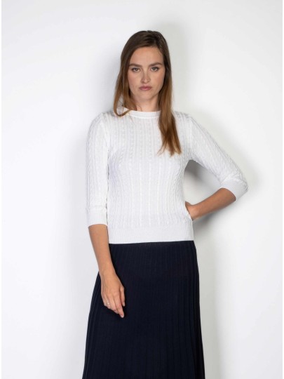 Roosi white sweater