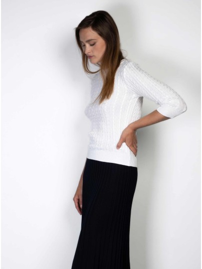 Roosi white sweater