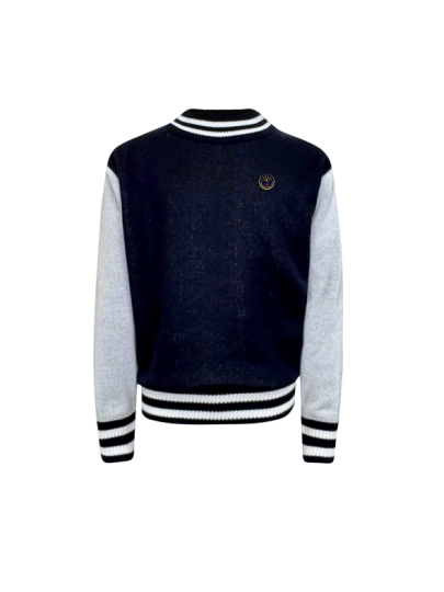 Children´s knitted sweatshirt/ HAPK COL04 / Grey