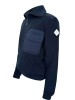 N-291 DARK BLUE UNIFORM JACKET WITH SHORT ZIPPER