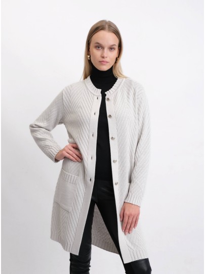 copy of Mona merino wool beige cardigan