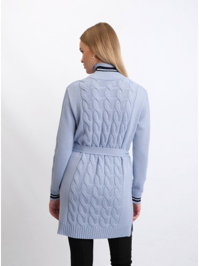 BIRKS helesinine meriinovillane tuunika