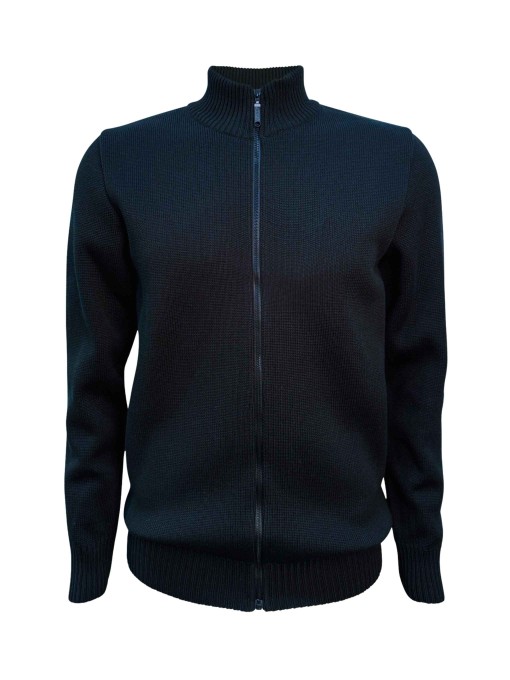 HANS 15 Men's black jacket with zipper