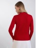 INDY palmikutega punane džemper
