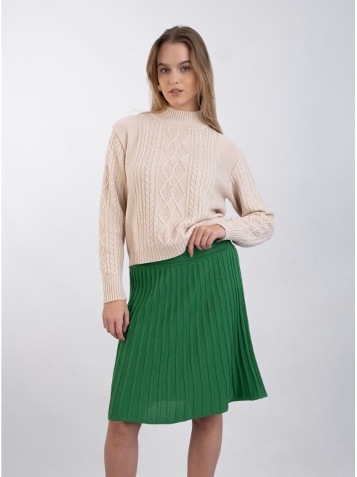 copy of Annaliis 70 black merino wool skirt