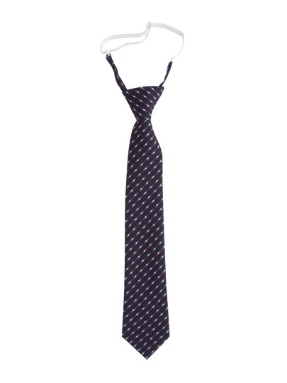 Tie with Elastic, bright blue