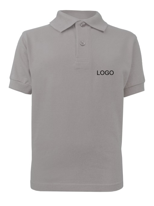 childern´s polo JN070k grey-heather