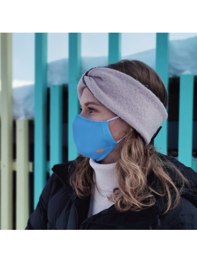 Face mask light blue