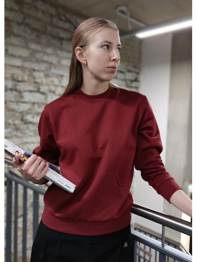 Round Sweat Junior ROLY1070 cherry red / Garnet