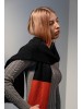 Harryet merino wool orange scarf